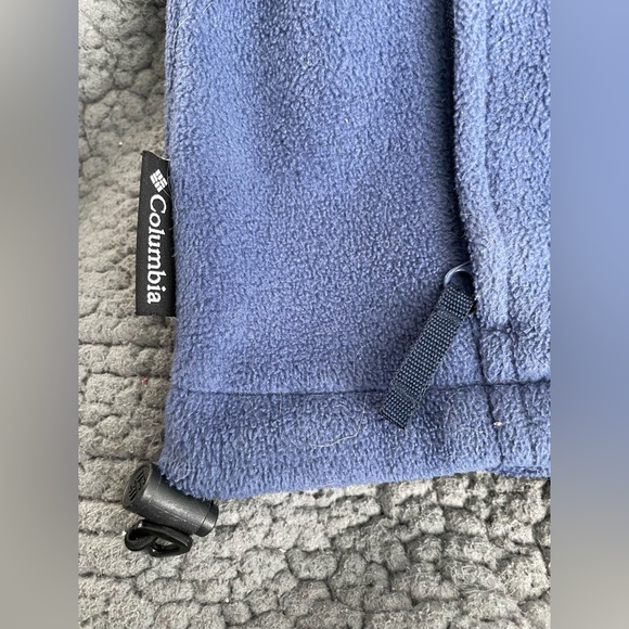 Columbia Dark Periwinkle Core Fleece size Small Lined Sleeves for Extra Warmth - Picture 2 of 10
